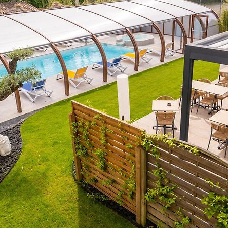 Logis Hotel Restaurant Le Clos Fleuri Castelnaudary Exterior foto