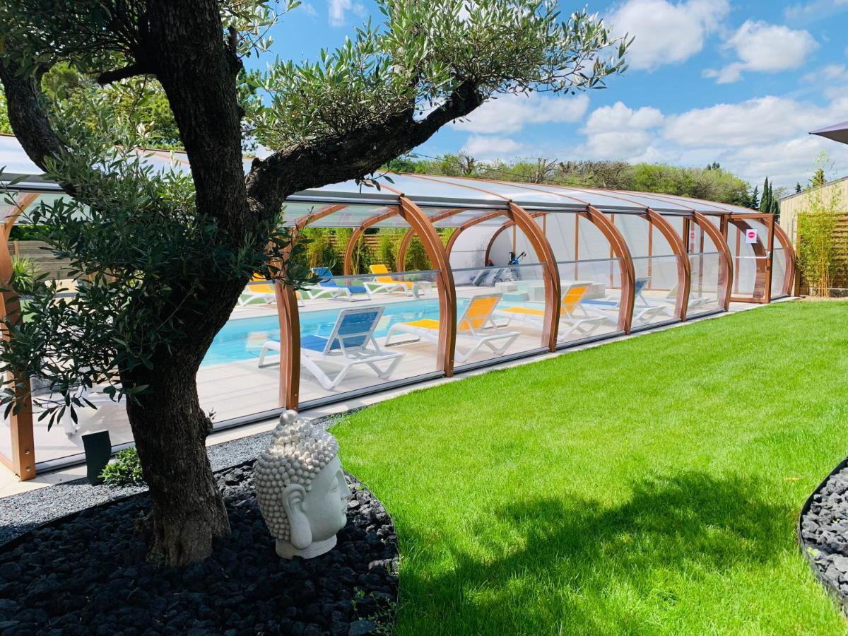 Logis Hotel Restaurant Le Clos Fleuri Castelnaudary Exterior foto