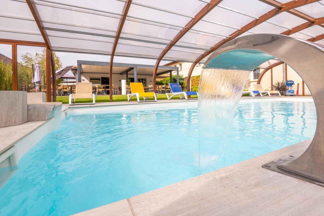 Logis Hotel Restaurant Le Clos Fleuri Castelnaudary Exterior foto