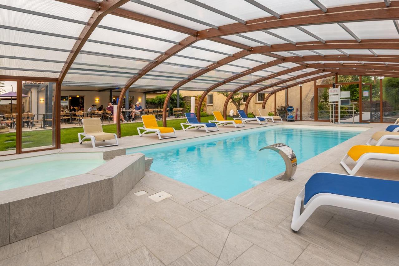 Logis Hotel Restaurant Le Clos Fleuri Castelnaudary Exterior foto