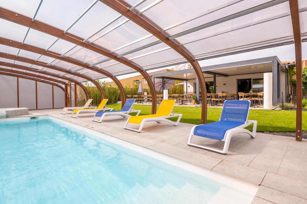 Logis Hotel Restaurant Le Clos Fleuri Castelnaudary Exterior foto