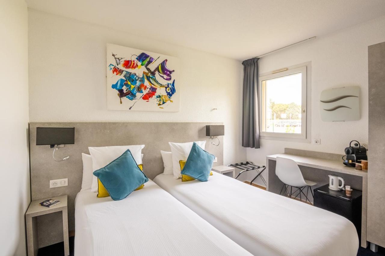 Logis Hotel Restaurant Le Clos Fleuri Castelnaudary Exterior foto